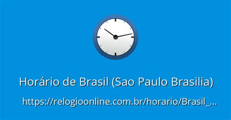 que hora es en brasilia